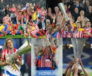 yapboz Atletico Madrid şampiyon, Avrupa Ligi 2009-10